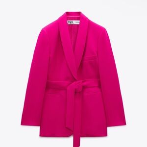 💕PINK BLAZER💕ZARA💕NEVER WORN